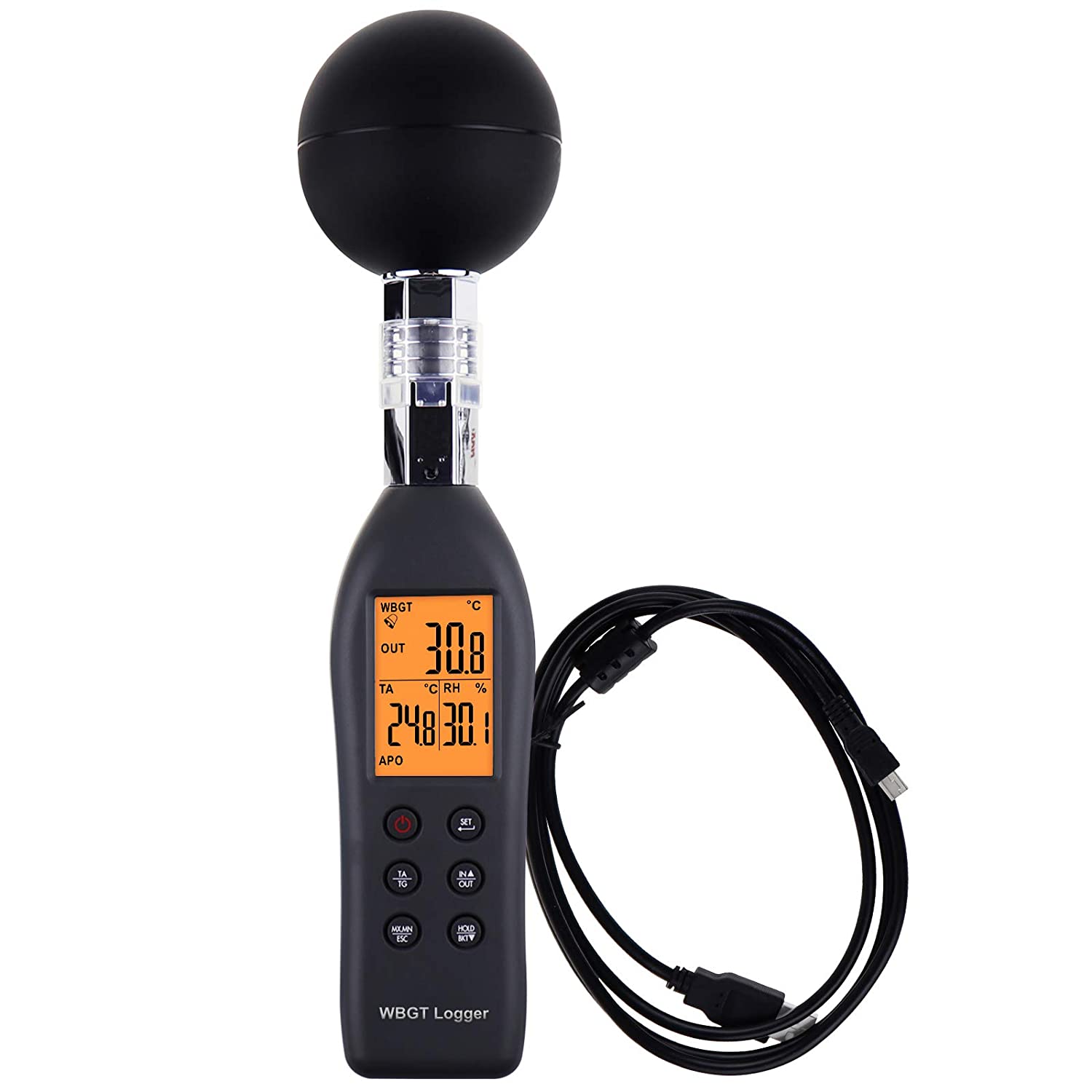 Medidor de Humedad y Temperatura con Data Logger Kb0286