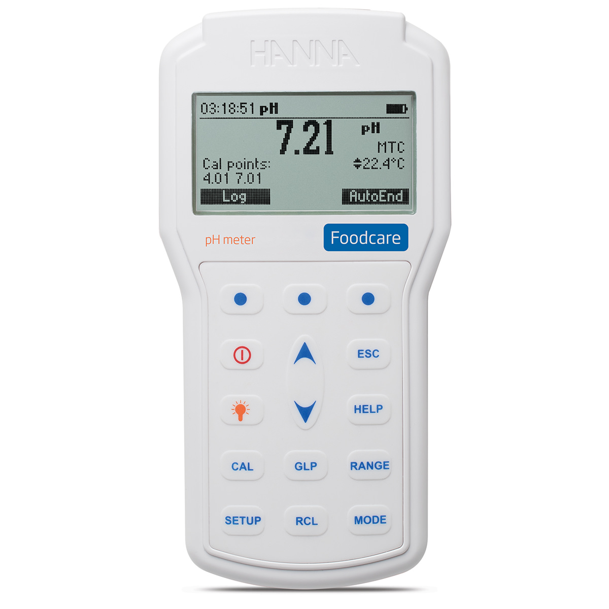 Medidor de pH Profesional Portátil Foodcare Hanna HI98161