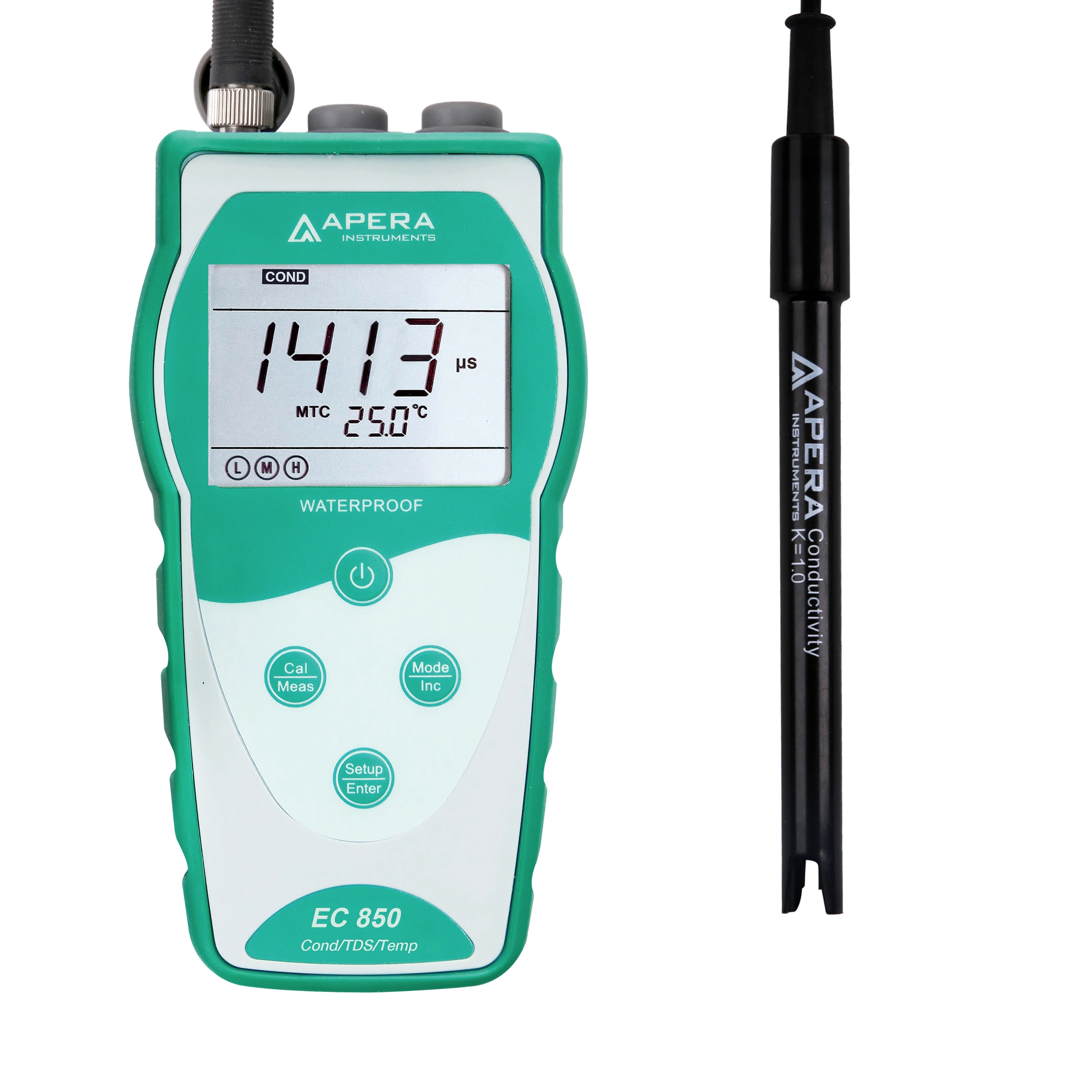 Medidor de Conductividad/TDS Portable EC850 Apera Instruments