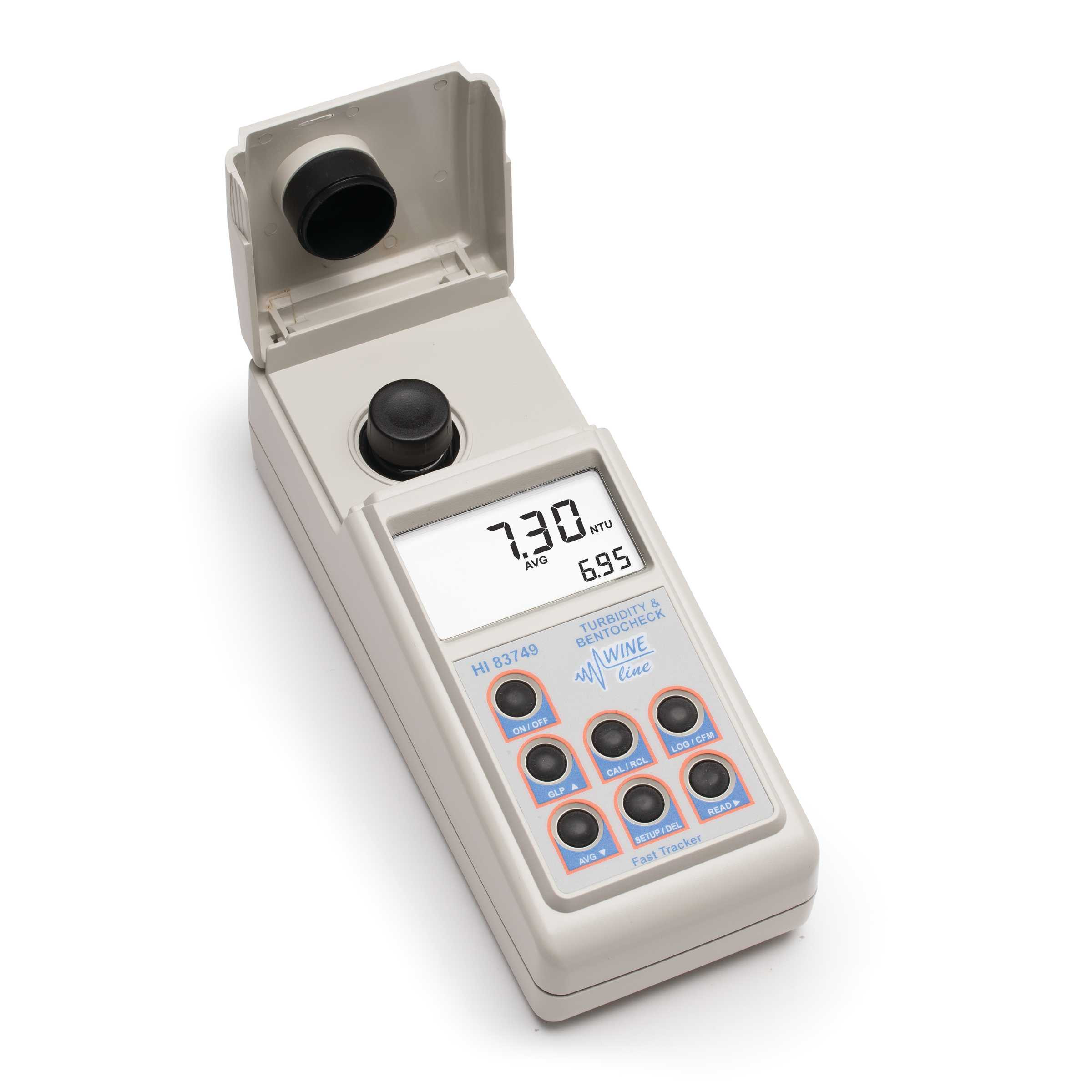 Fotómetro para monitorear la turbidez y bentonita en el vino Hanna HI83749