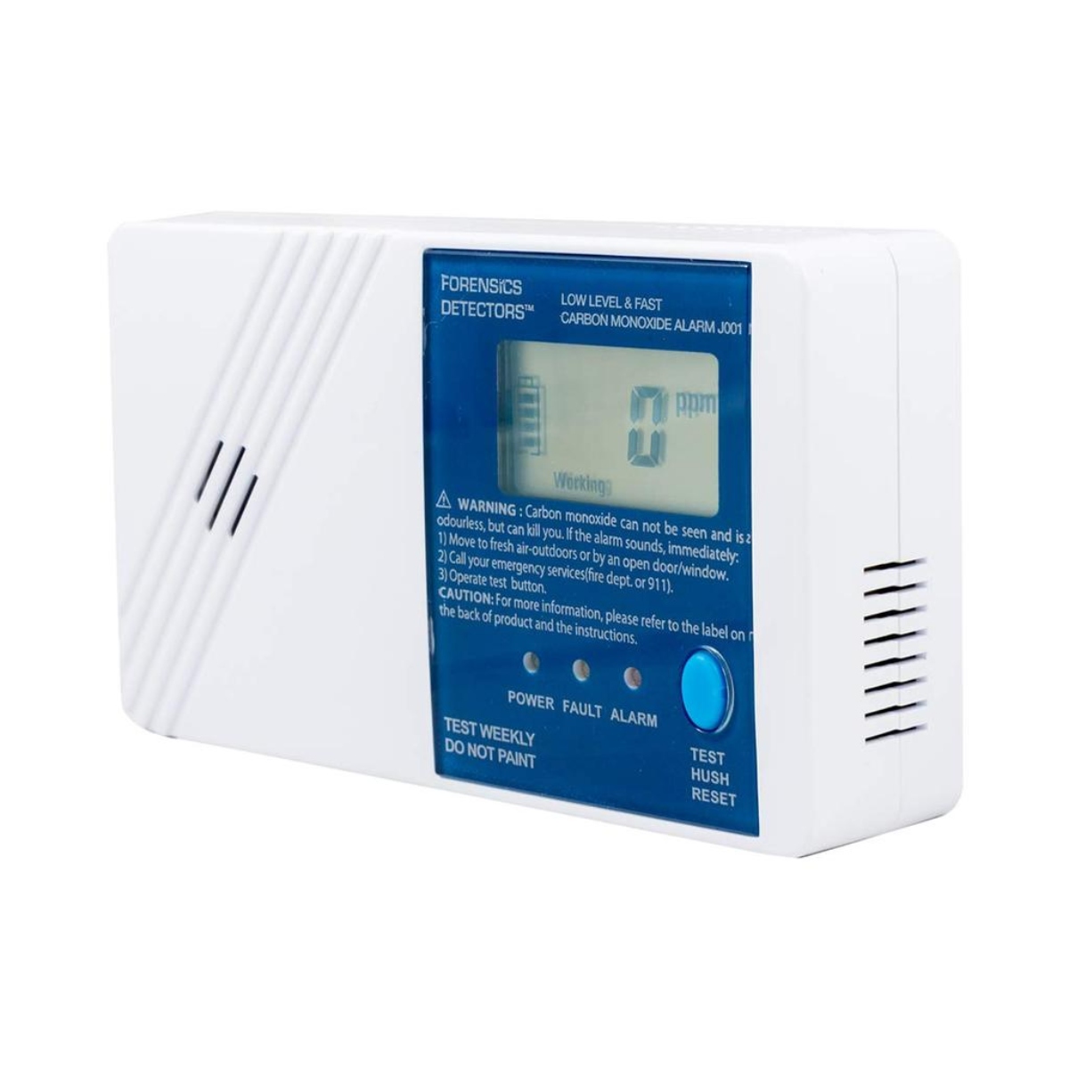 Detector de CO de Bajo Nivel Alarma Rapida 25ppm Forensics
