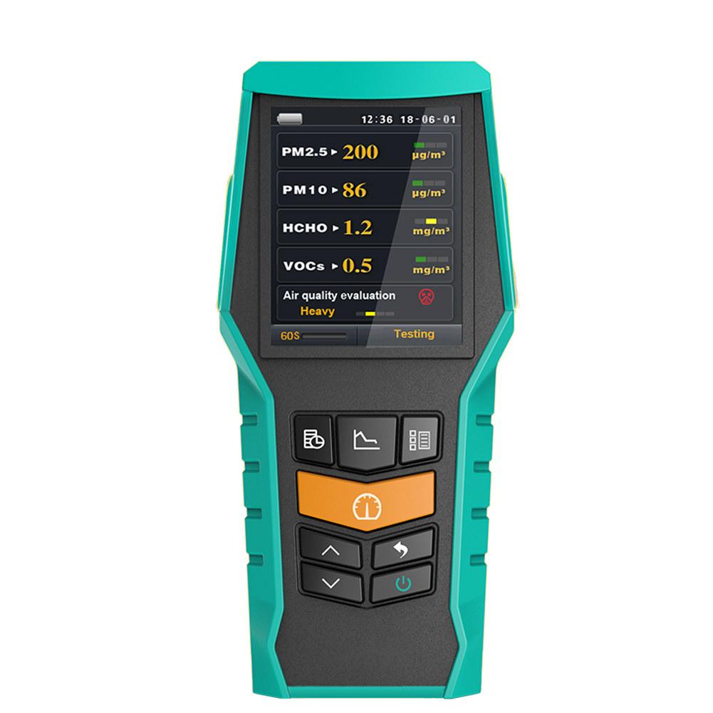 Monitor De Calidad Del Aire Para Formaldehído Cov Pm1.0 / Pm2.5 / Pm10 Blatn 126s Air