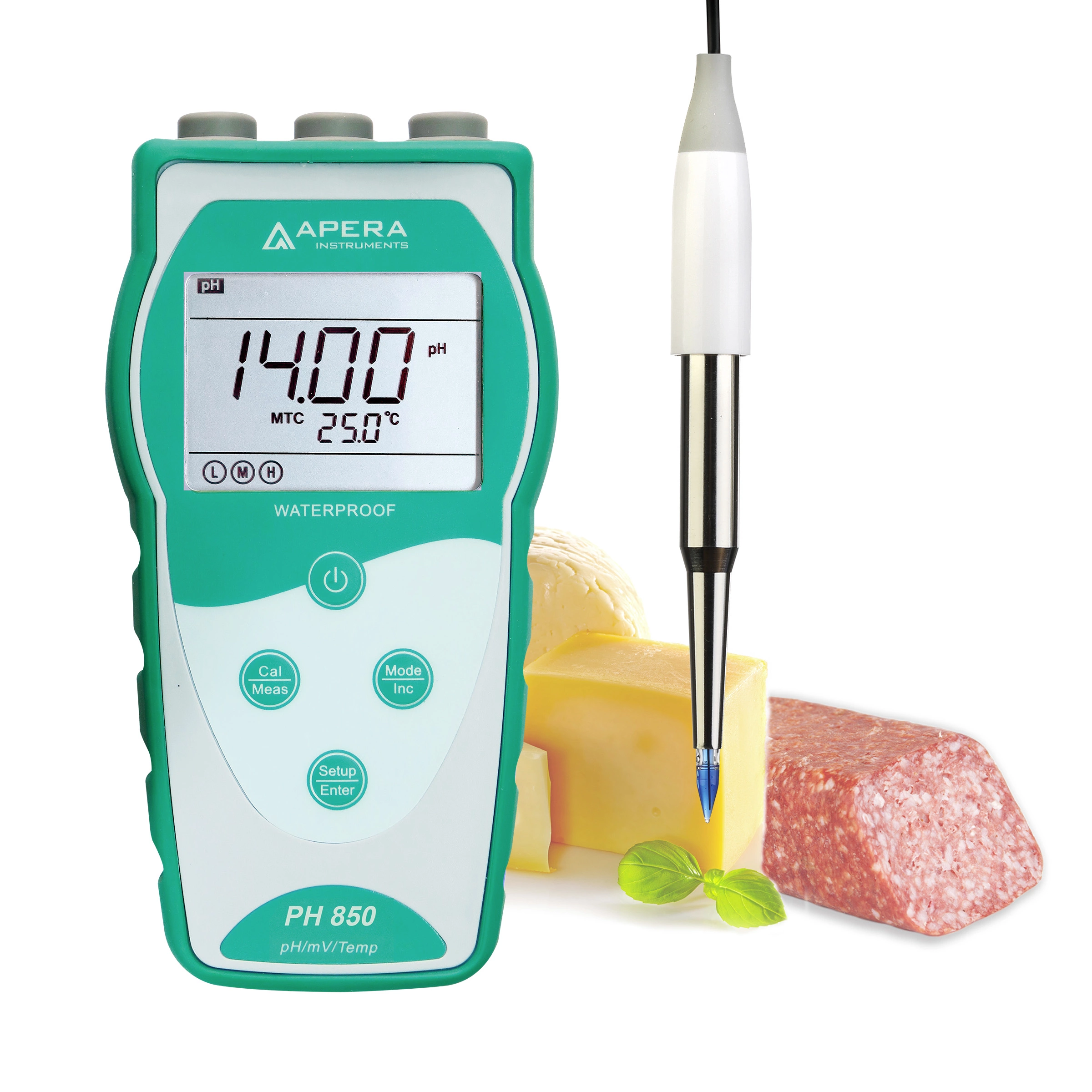 Medidor De Ph Con Electrodo Profesional Sx811-br Apera