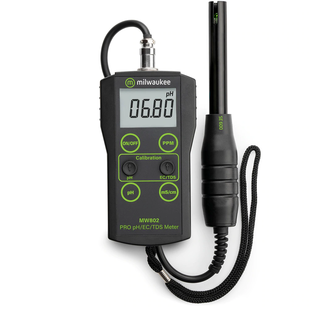 Medidor Combinado de pH, EC, TDS Milwaukee Mw802 Pro 3 En 1 ATC