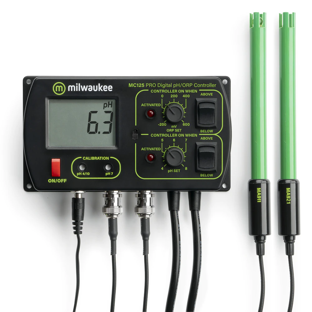 Controlador digital de pH / ORP Milwaukee MC125 PRO