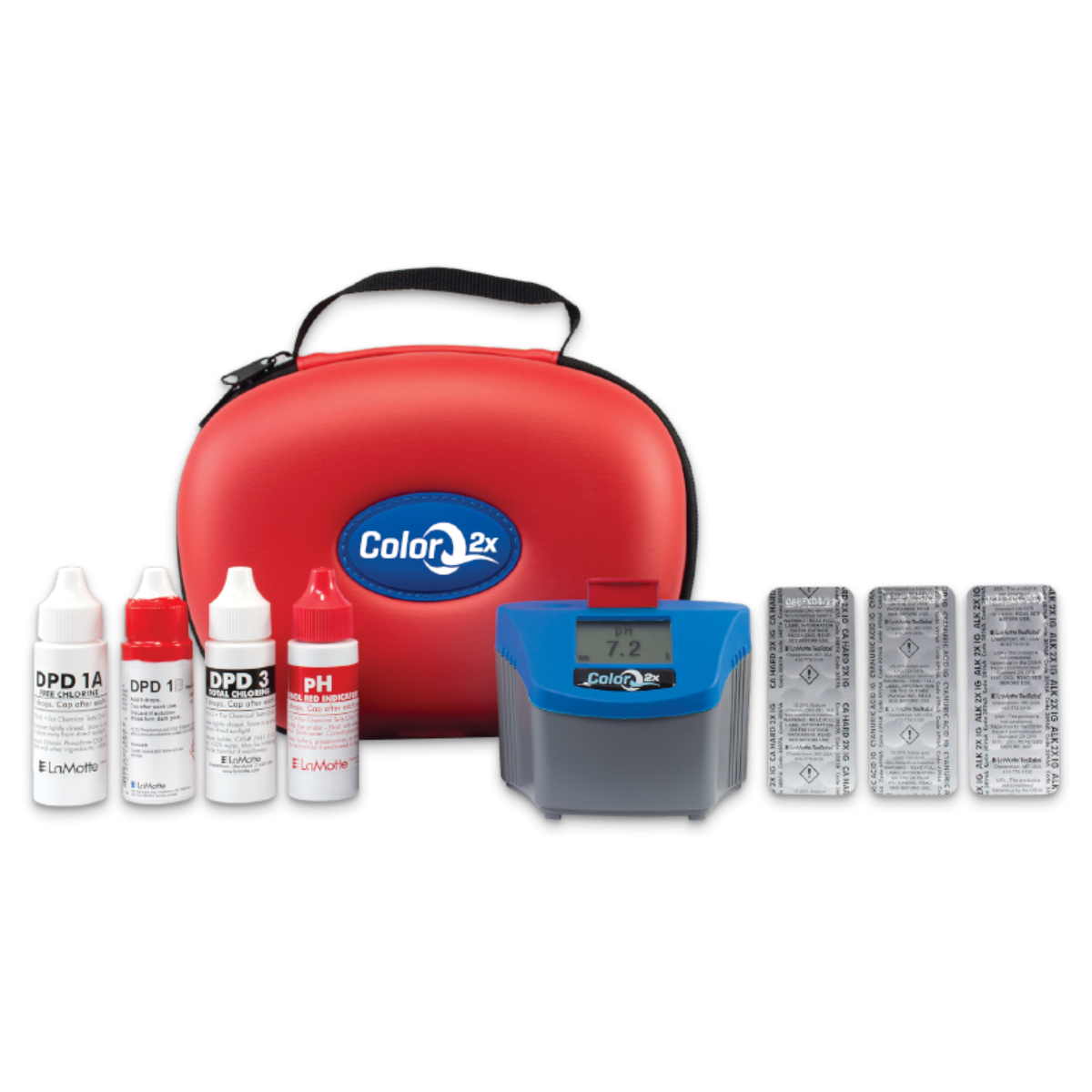 Medidor de Cloro Libre/Total Bromo Ph Alcalinidad Calcio Cianuro ColorQ 2x PRO 7