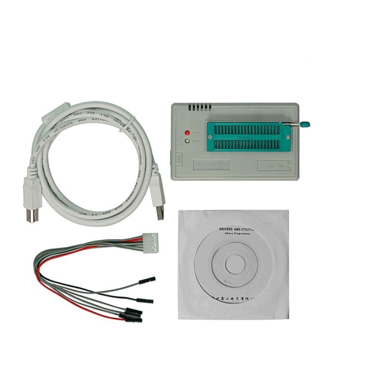 Programador Usb Tl866 Plus Mini Pro con 24 Adaptadores