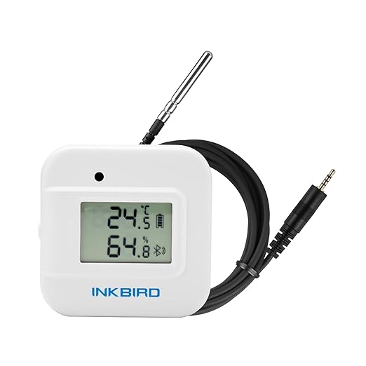 Termohigrometro Higrometro Sonda Control Temperatura Humedad Inkbird IBS-TH2