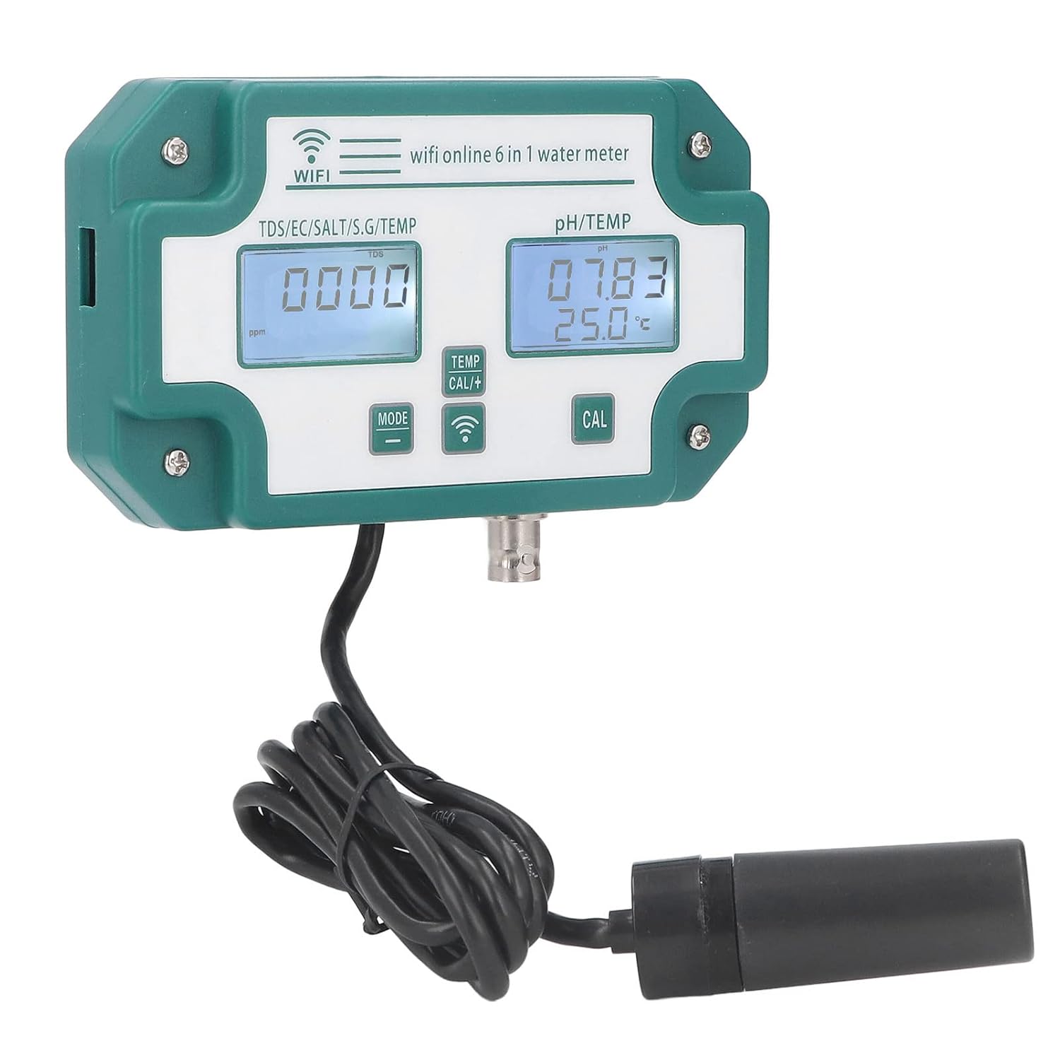 Monitor Controlador Calidad Agua Acuario Medidor Ph Tds Wifi