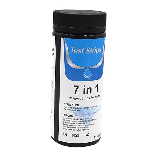 Tiras Test Pruebas Reactivos Agua Piscina Acuario Ph 7 En 1