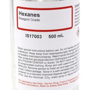 Solucion Reactivo Ciclohexano Hexanos Laboratorio 500ml