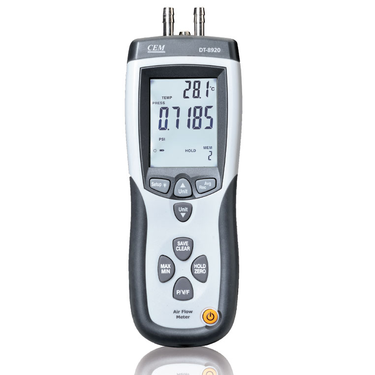 Manómetro/Termoanemómetro DT-8920 CEM