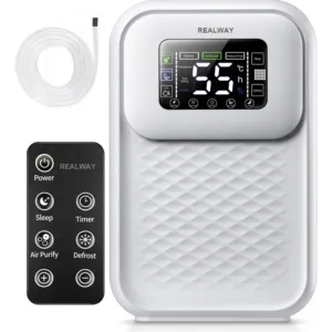 Deshumidificador Anti Humedad Habitacion Silencioso 1500ml DH1500B