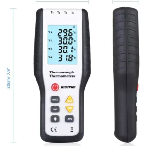 Termómetro Termopar 4 Canales Termocuplas Temperatura