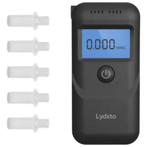 Alcoholímetro Portátil Boquillas Soplo Detector Pantalla Led Lydsto