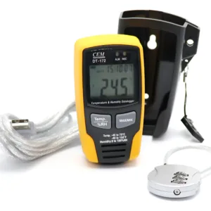 Datalogger de temperatura y humedad marca CEM DT-172