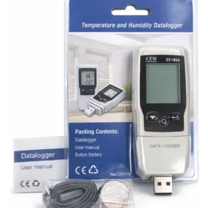 Monitor Calidad Aire Digital Datalogger Temperatura Humedad CEM DT191 DT-191