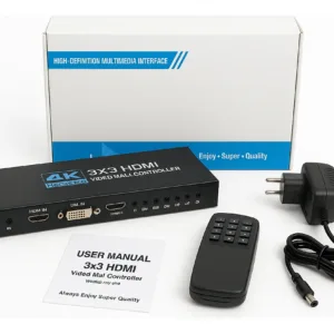 Controlador Video 3x3 Hdmi Procesador Pantalla Multiple WAZ-P2