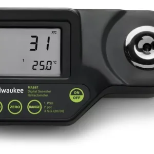 Refractometro Digital Milwaukee Ma887 Salinidad Sal Sodio