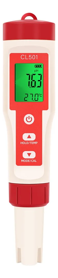 Medidor Ph Calidad Agua Cloro Orp Temperatura Digital Cl501