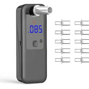 Alcoholimetro Sensor Probador Recargable Alcohol Boquilla GYPOIRUL