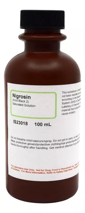 Solución Saturada Nigrosina Disuelta 100ml Tinción Biológica ALDON