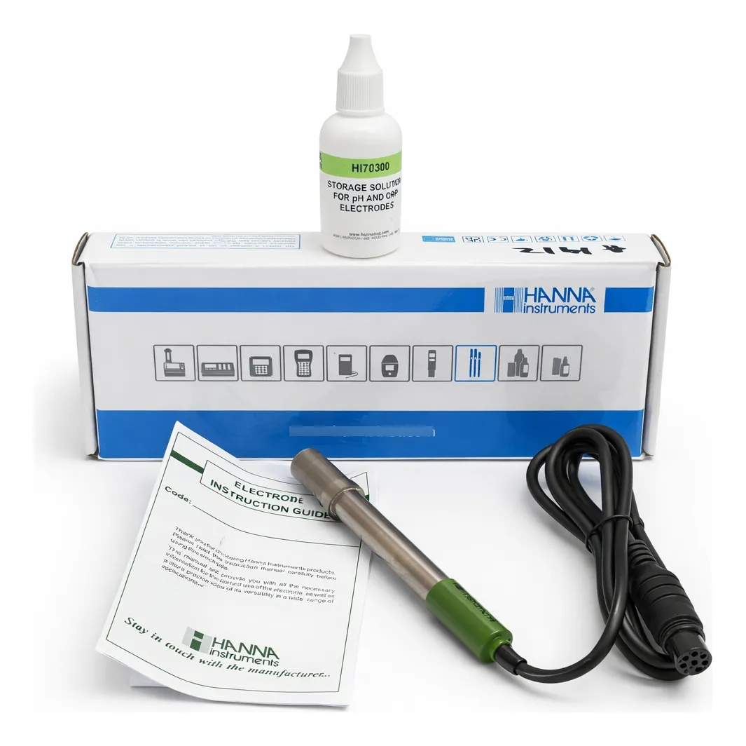 Electrodo Ph Hanna Cuerpo Titanio Aguas Residuales HI-12963