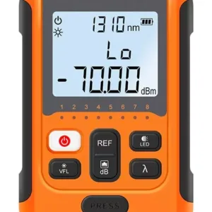 Probador De Cable Medidor Fibra Óptica Luz Portátil D YEDEMC TM570A-v2