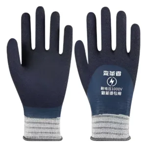 Guantes Aislantes Impermeables Seguridad Electricidad 1000v 23cm CHUANGXIN