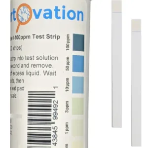100 Tiras Reactivas Peróxido Hidrógeno 0-100 Ppm Bartovation
