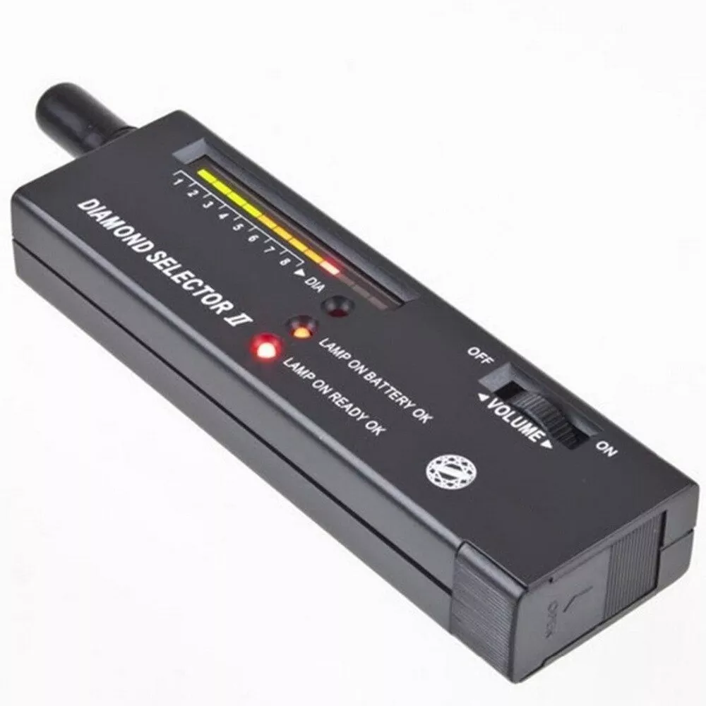 Tester Probador De Diamantes Verdaderos Falsos Detector Joya Gem True Diamond Selector II