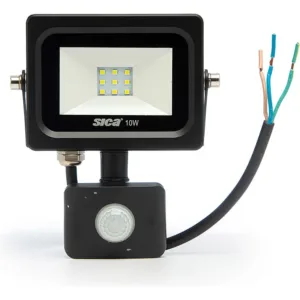 Reflector Led Sica 10w Con Sensor Movimiento Apto Exterior 376796