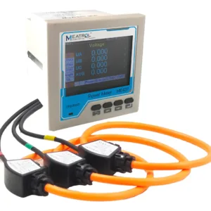 Analizador de energia electrica ME437-SD Rogowski + 3 Bobinas NRC-XL-100 y 3 NRC-150