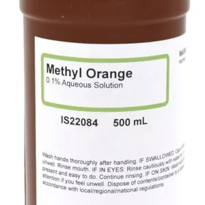 Solución Acuosa Naranja De Metilo 0,1%, 500ml Laboratorio