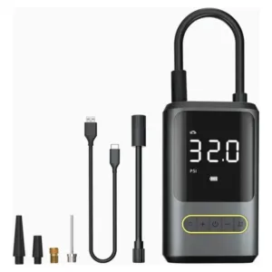 Inflador Compresor Portatil Neumaticos Bicicletas Ruedas ATJ-8466