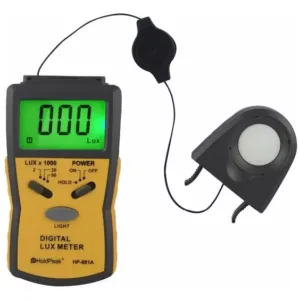 Luxometro Medidor Digital Luz 50,000 Lux Interior Exterior