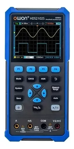 Osciloscopio Portátil Hds2102s 100 Mhz 2 Canales Owon HDS2102S