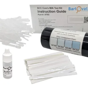 Kit Reactivos Mastitis Leche Vaca Celulas Somaticas 50 Tiras Bartovation