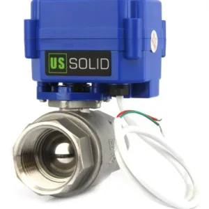 Valvula Selenoide Motorizada Acero Inoxidable 3/4 Pulgadas