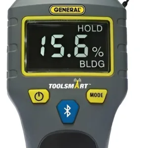 Medidor Humedad Digital Higrometro Bluetooh Pantalla Madera General Tools TS06