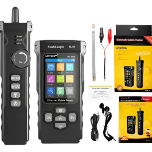 Tester de Cables de Red con Medición de Longitud y PoE Noyafa NF8506