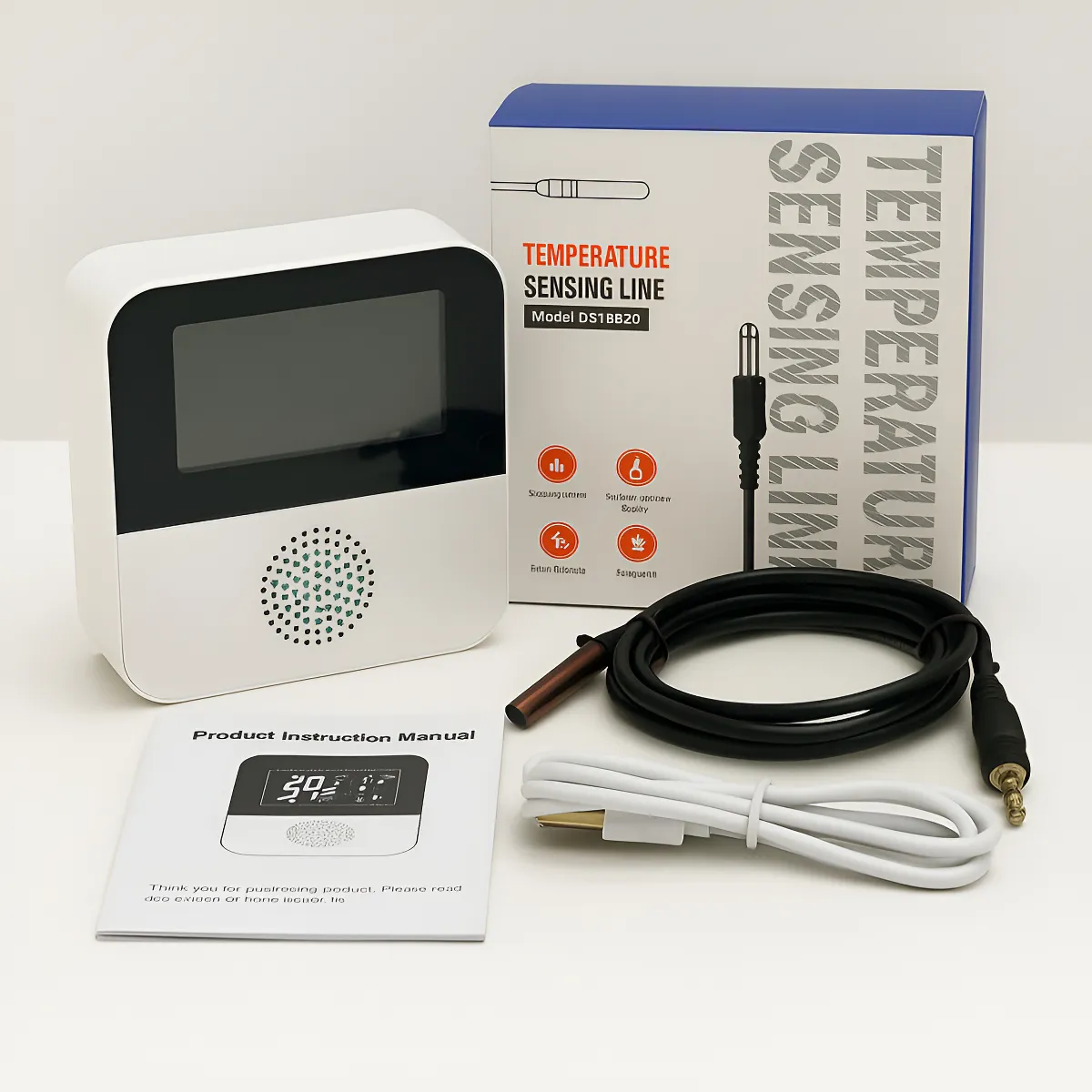 Termohigrometro Medidor Temperatura Humedad Higrometro Wifi DS18B20
