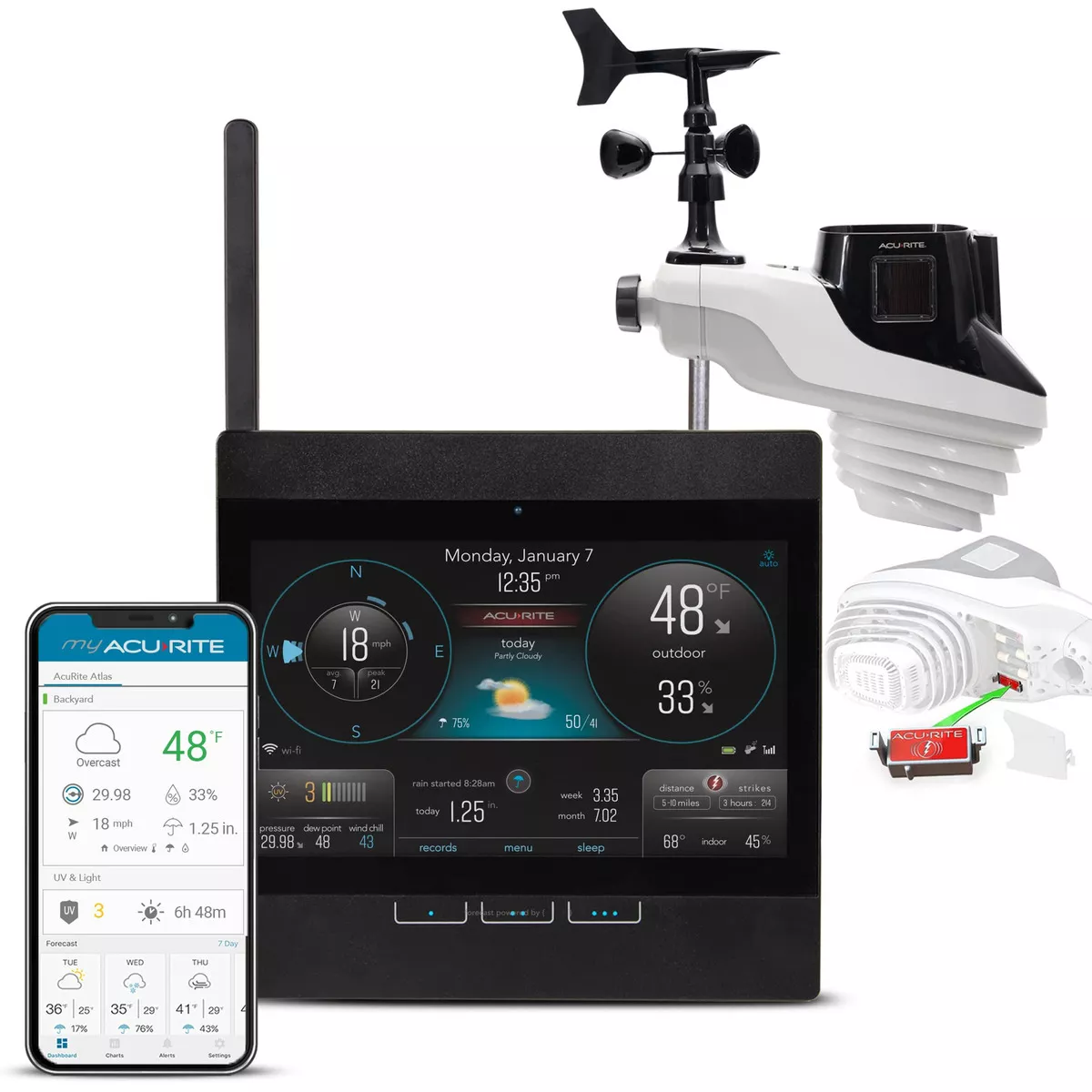 Estacion Meteorológica Profesional Wifi Acurite Atlas