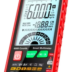 Multímetro Digital Inteligente Voltaje Pantalla Aneng 616