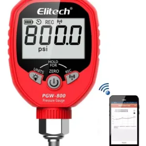 Manometro Elitech Medidor Digital Alta Presión Pgw-800 Ip65
