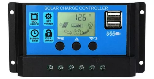 Modulo Controlador Carga Energía Panel Solar Regulador Thethan