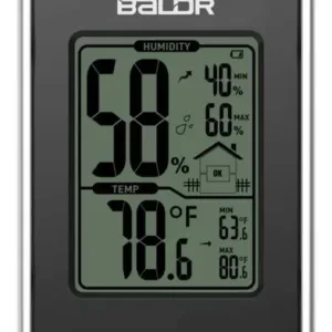 Baldr Termohigrometro Medidor Temperatura Humedad Estacion