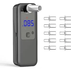 Alcoholimetro Sensor Probador Recargable Alcohol Boquilla GYPOIRUL