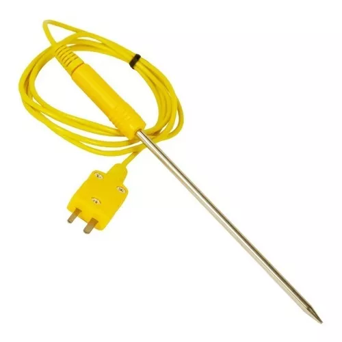 Termocupla Sonda Rigida De Temperatura Tipo K Termómetro UEi Test Instruments ATT100 K