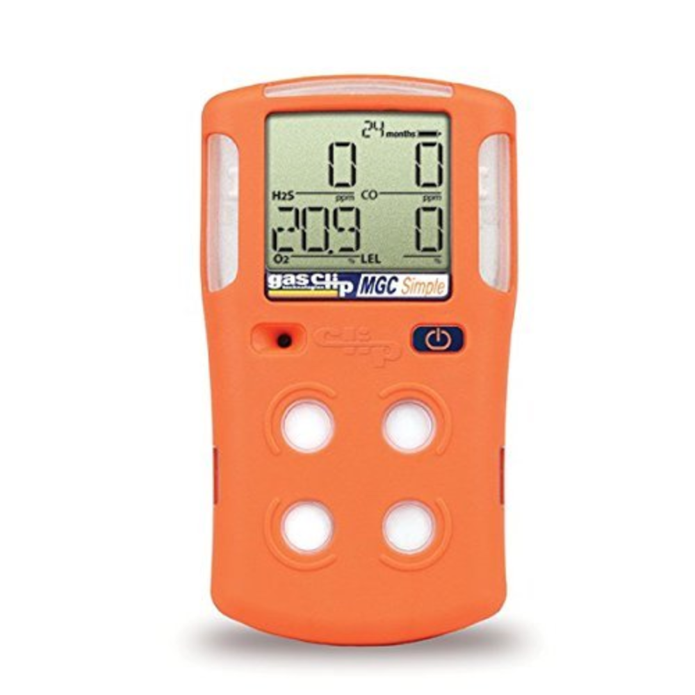 Detector de Gas Multi Gas Technology Clip Simple (H2S, CO, 02, LEL)
